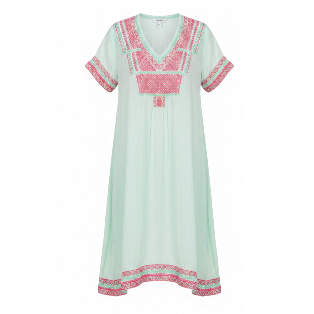 Rubyyaya Hacienda Dress Mint