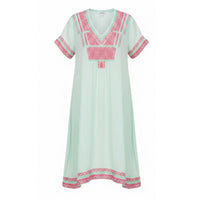 Rubyyaya Hacienda Dress Mint