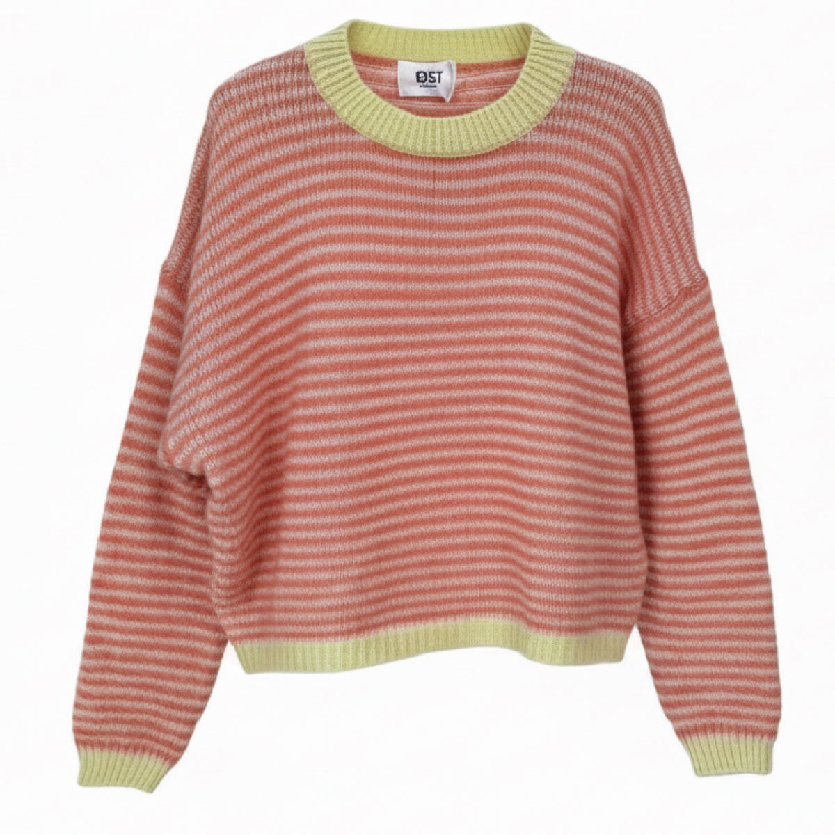 Pink Stripe Knitted Jumper