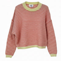 Pink Stripe Knitted Jumper