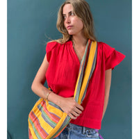 *NEW* Stripe Sling Bag Yellow