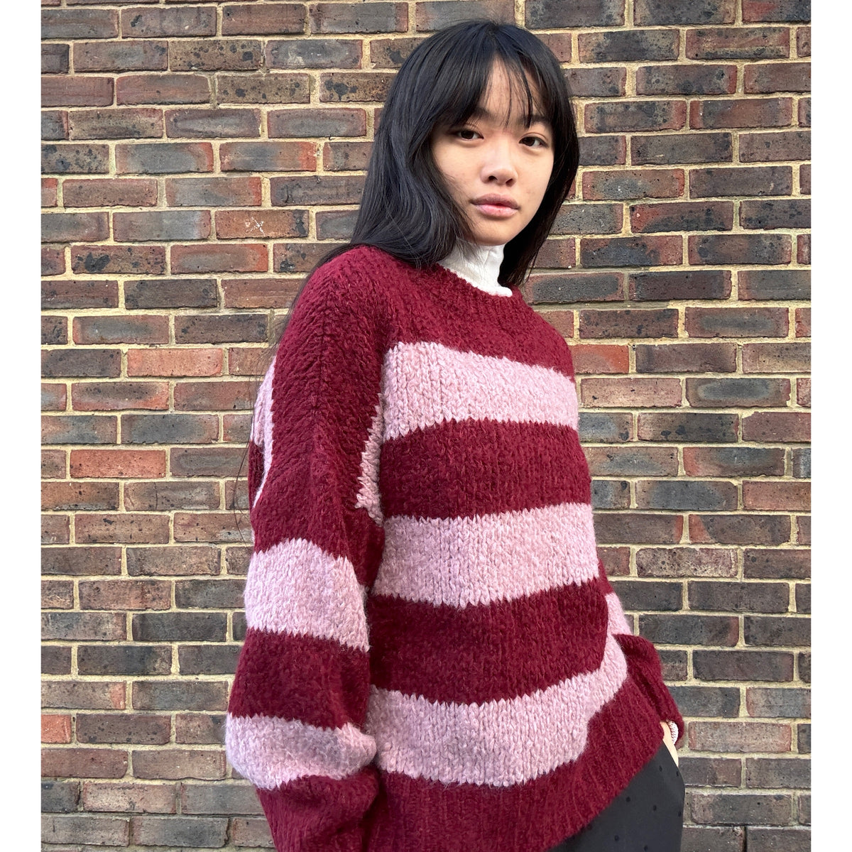 *NEW* Stripe Jumper Bordeaux