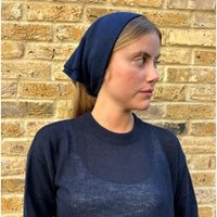 Cashmere Bandana Navy