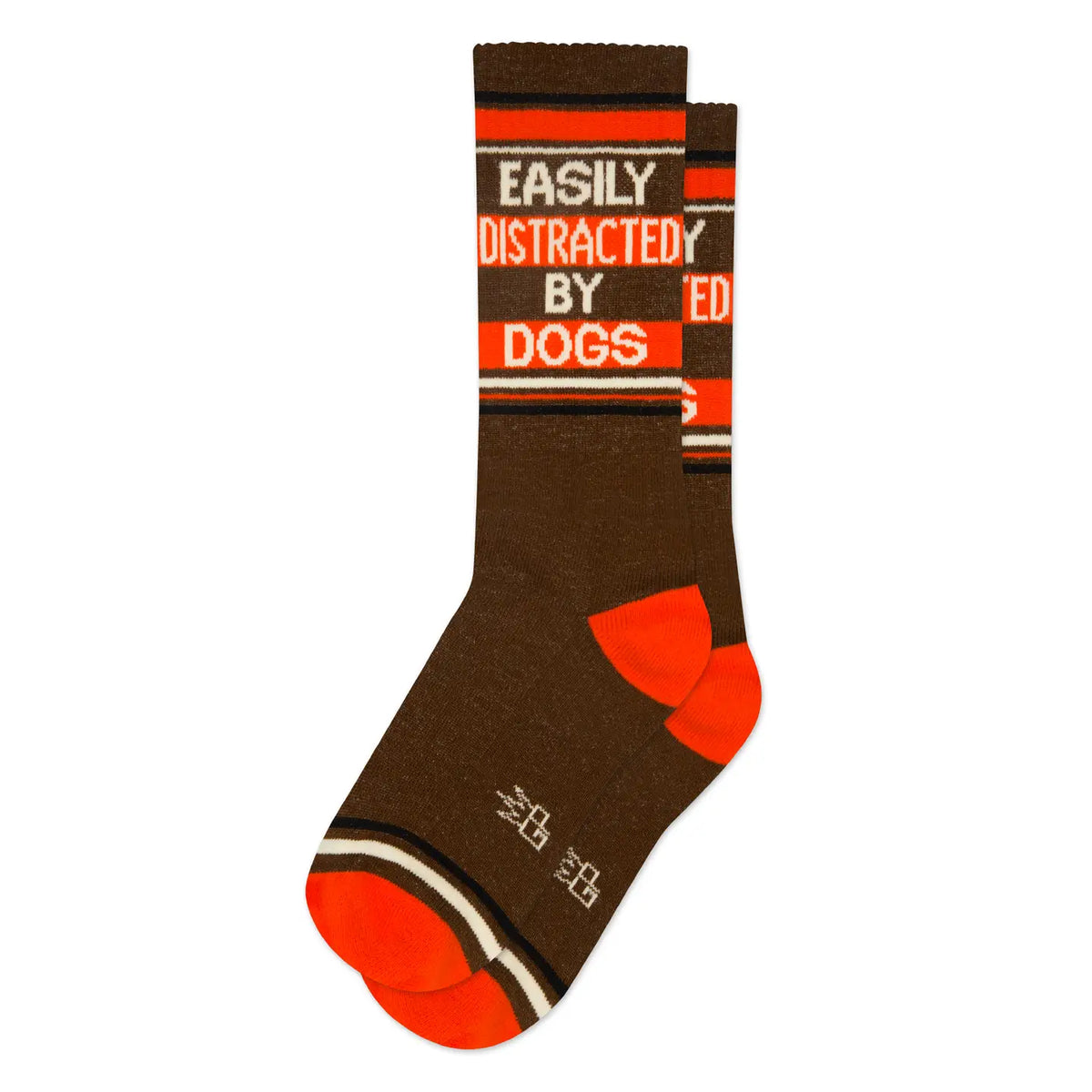 Easily Distracted By Dogs Gym Crew Socks