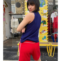 Useless Upcycled Blue Cashmere Tank