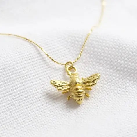 The West Village Matt Gold Bee Necklace
