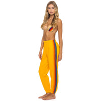 5 Stripe Sweatpants Gold