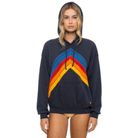 Mountain Stitch Pullover Hoodie Relaxed Charcoal