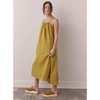 Amente Polka Dot Back-Tie Dress