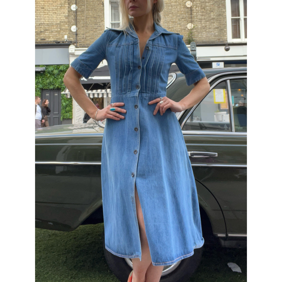 marks and spencer denim shirt dress Holly Willoughby's Marks & Spencer The Denim Edit