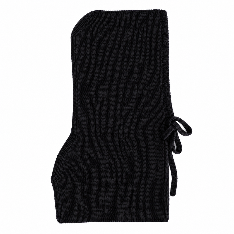 Cashmere Balaclava Black