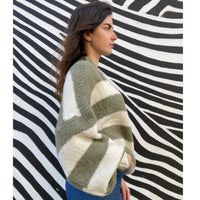 *NEW COLOUR* Olive Stripe Jumper