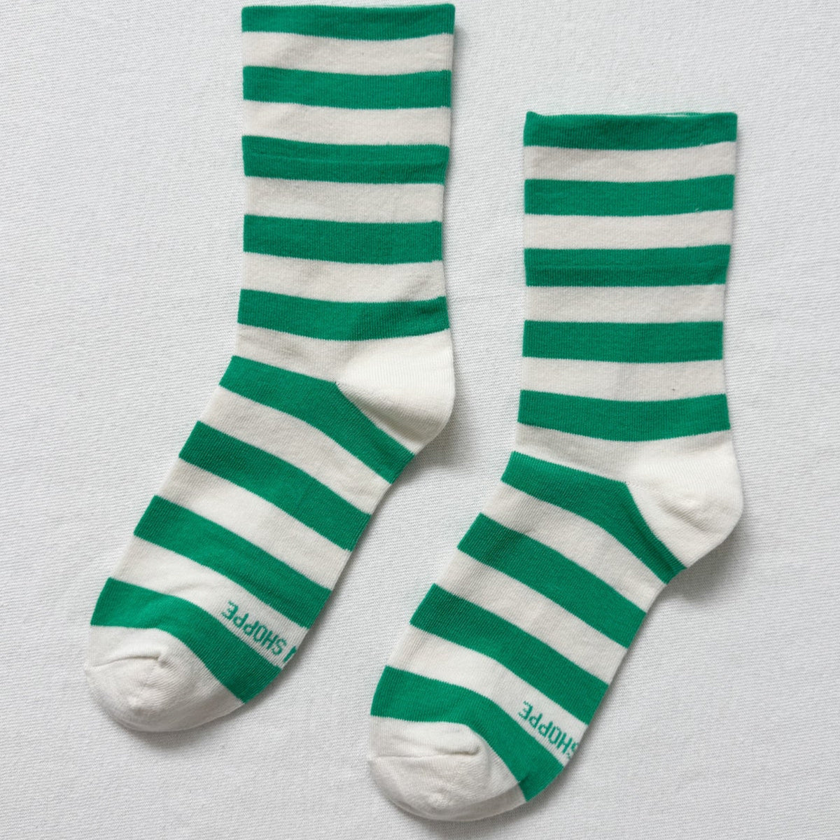 *NEW* Le Bon Shoppe Wally Socks Green Stripe