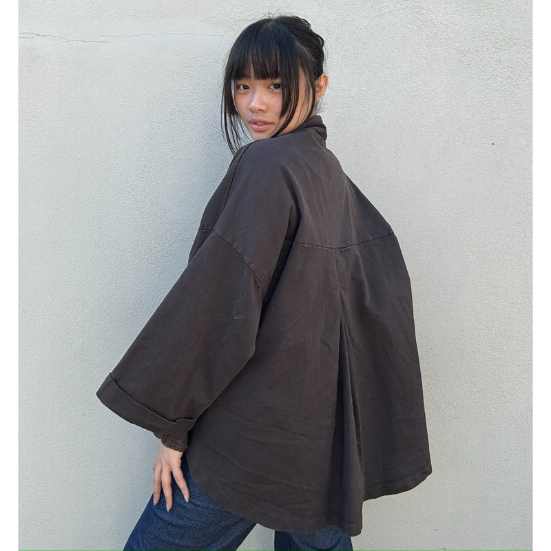 *NEW SEASON* Johanna Chocolate Smock Coat