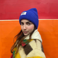 *BACK IN STOCK* Angora Beanie Royal Blue