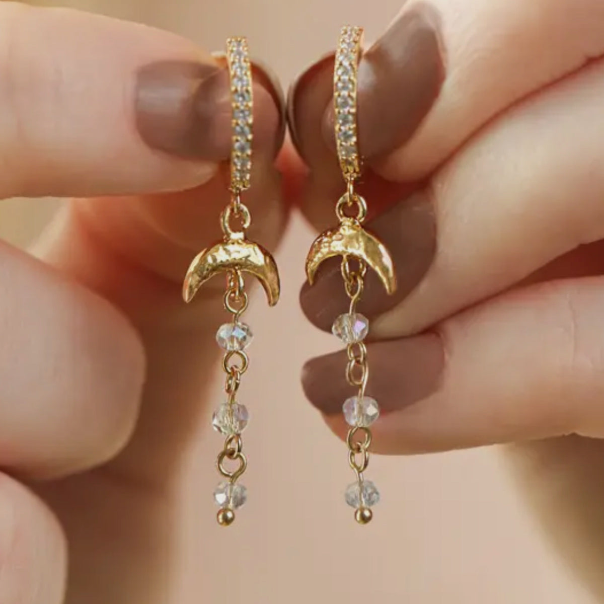 Moon Huggies with Chain Drop