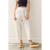 Amente Linen Seamed Pants
