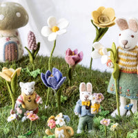 Felted Pearl Hyacinth Lavender