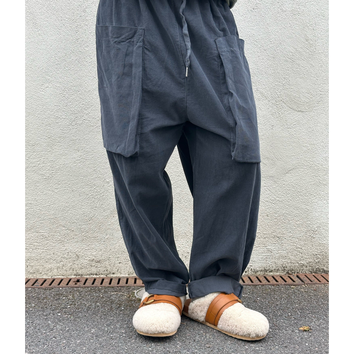 *NEW* Johanna Baby Cord Pants Washed Black