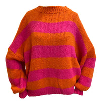 *NEW* Orange/Fuchsia Stripe Jumper