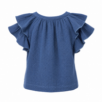*AW26* Overdyed Puff Top Workwear Blue