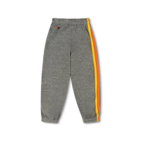 5 Stripe Kids Sweatpant Heather Grey