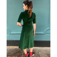 *NEW* Velvet Shirt Dress Emerald