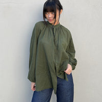 *NEW COLOUR* Johanna Lightweight Cotton Shirt Olive