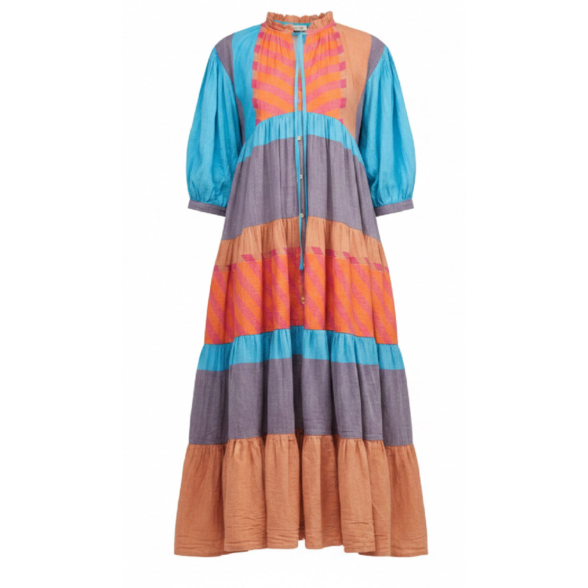 Pearl & Caviar Zakar Maxi Dress Button Down