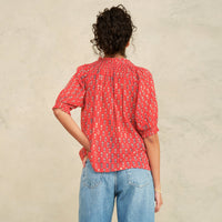 *PRE ORDER* Ari Short Sleeve Top Red