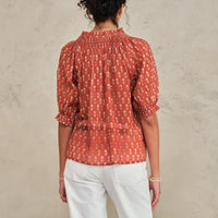 *PRE ORDER* Ari Short Sleeve Top Rust