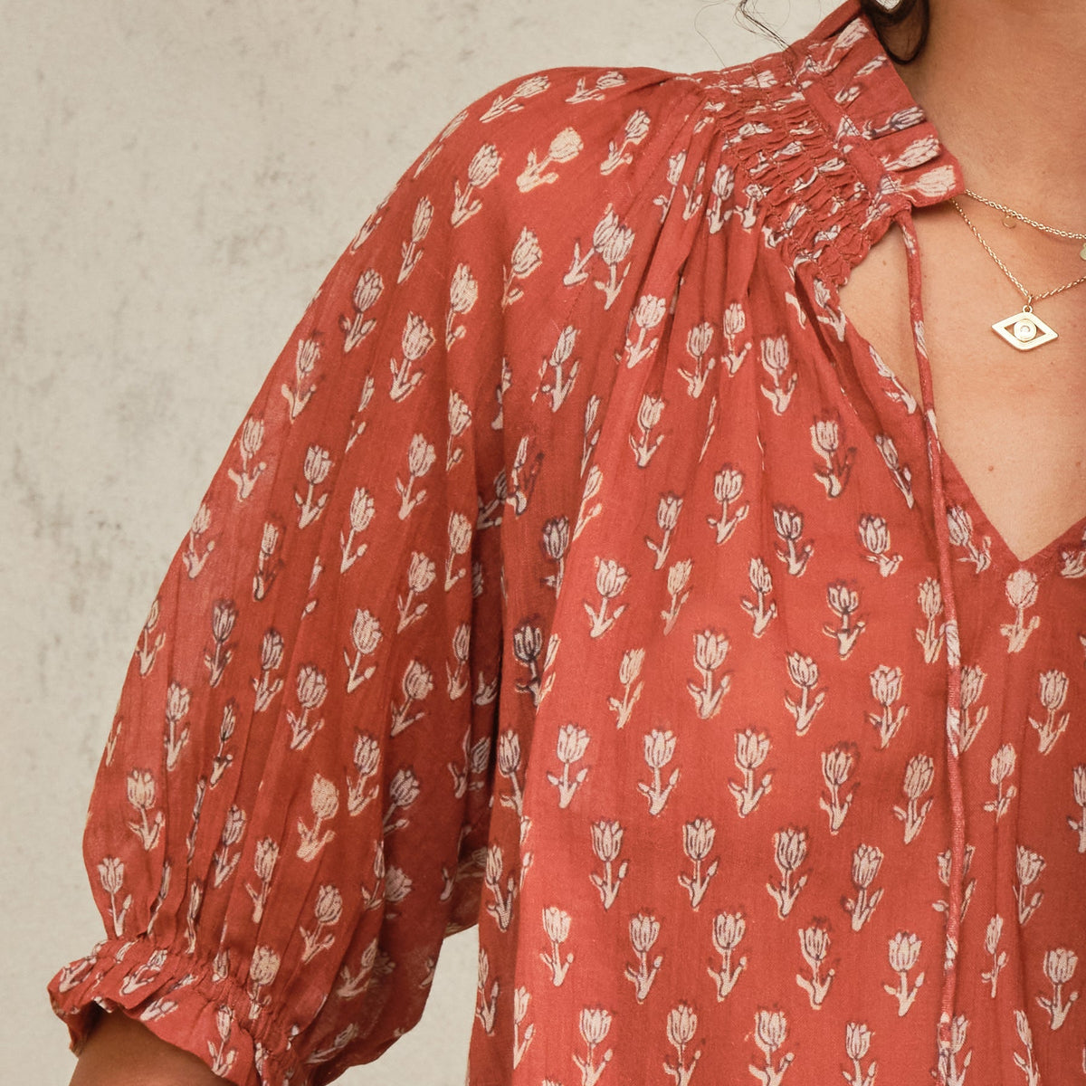 *PRE ORDER* Ari Short Sleeve Top Rust