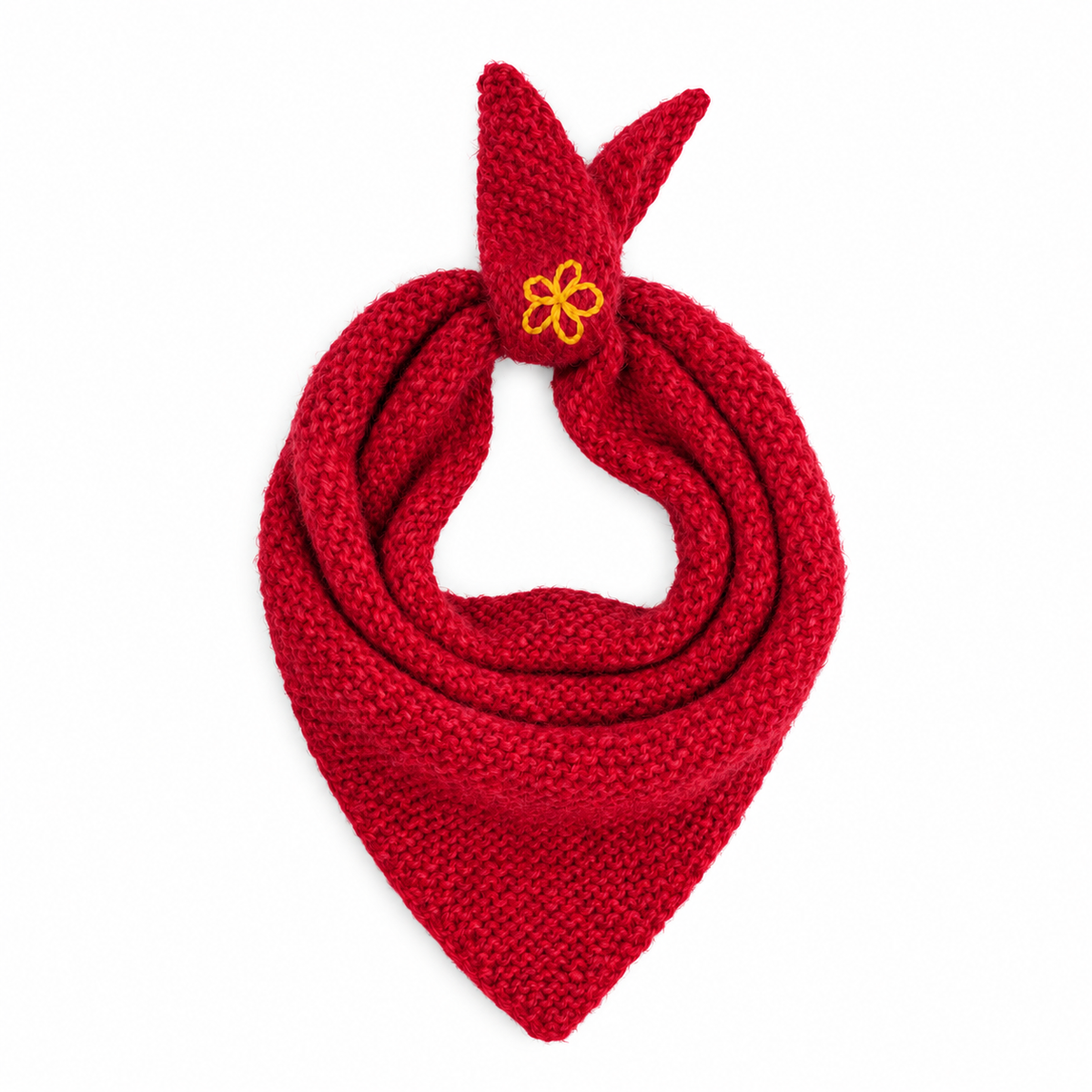 *AW26* Alpaca Bandana Plain Red