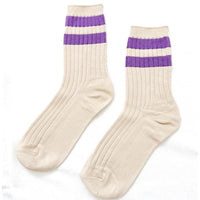 *RESTOCK* Le Bon Shoppe Varsity Socks Ube