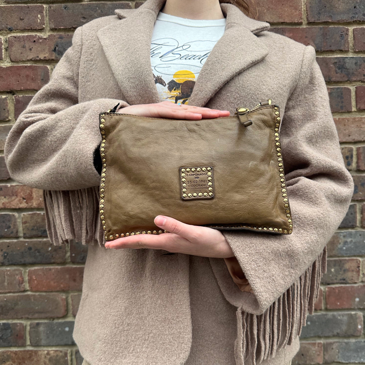 *JUST DROPPED* Campomaggi Eva Pochette Military