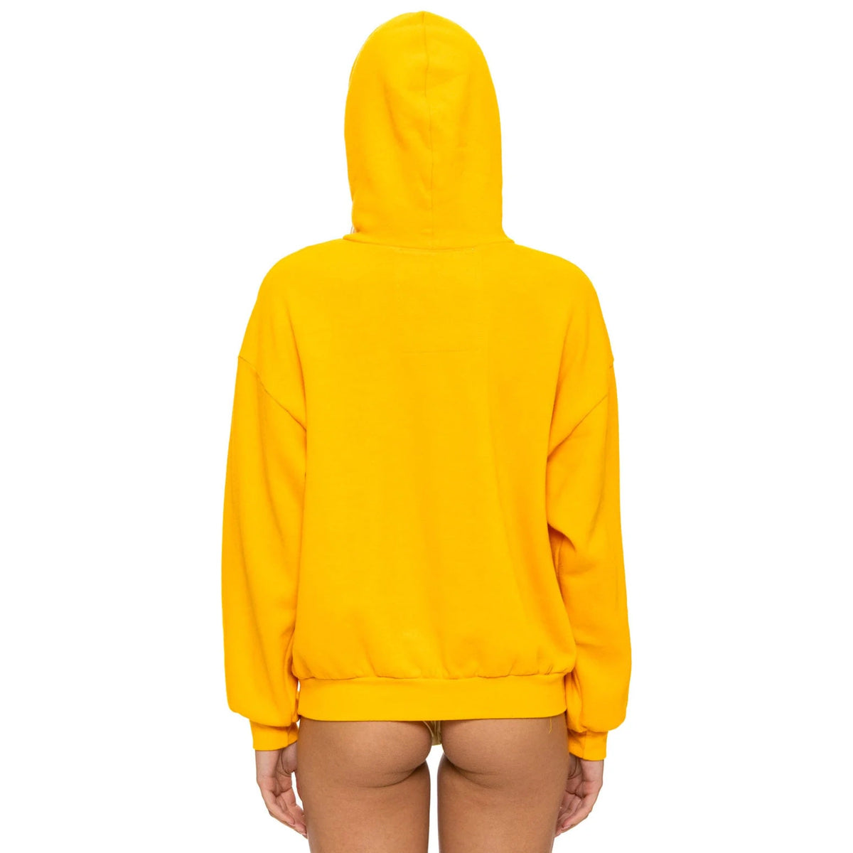 Mountain Stitch Pullover Hoodie Relaxed Gold