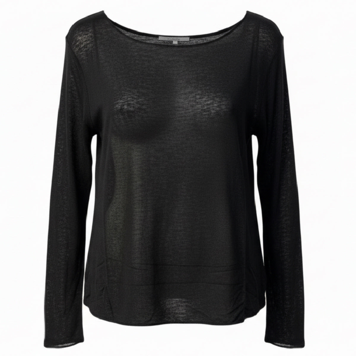 Black Cashmere Layer Top