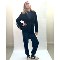 Fringe Jacket Navy
