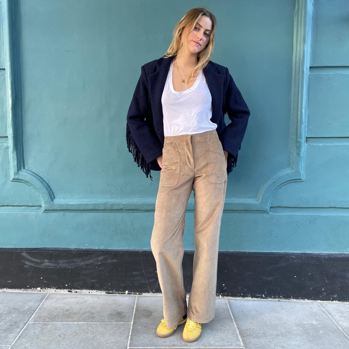 *NEW COLOUR* Cord Melrose Pant Beige