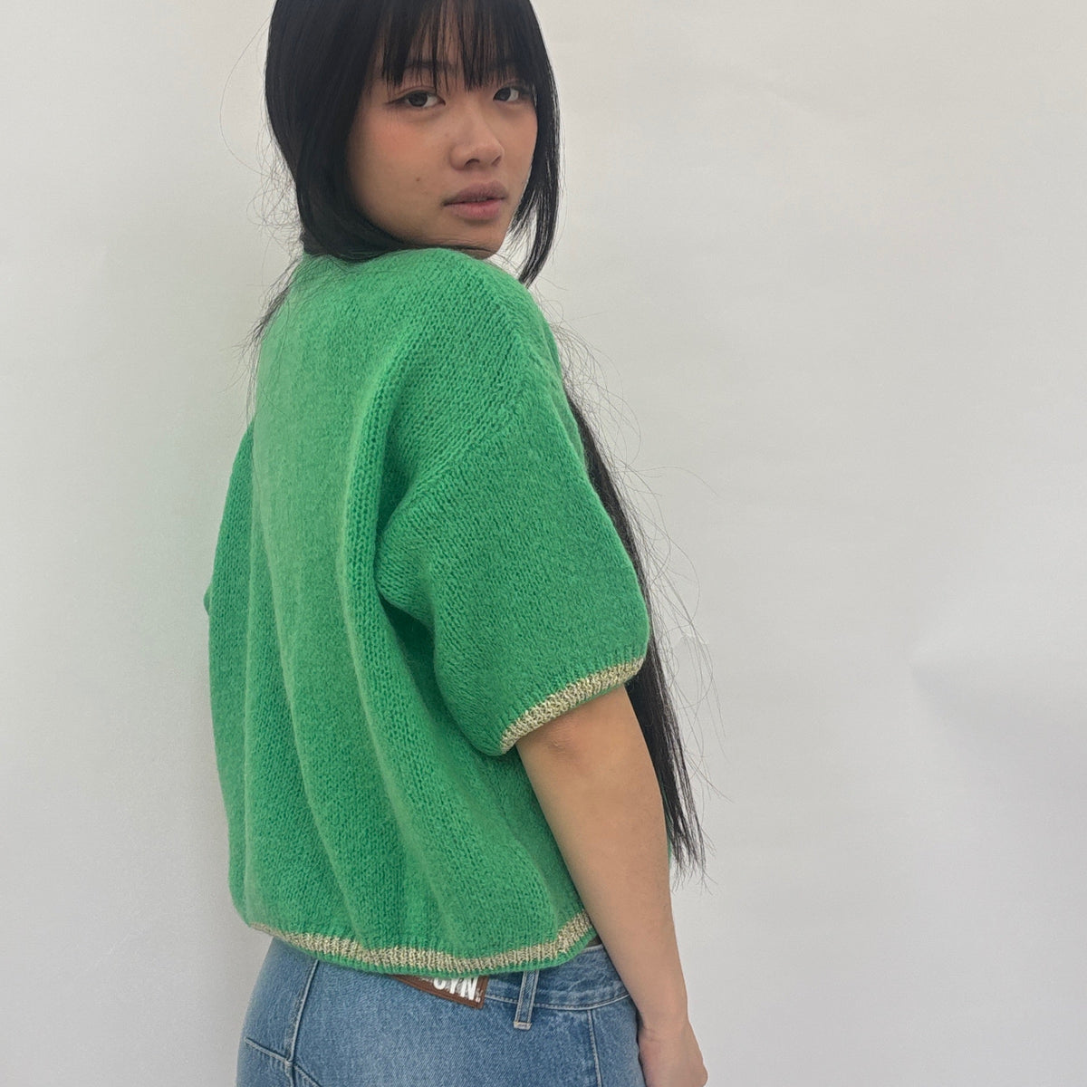 *NEW STYLE* Green Short Sleeve Cardi
