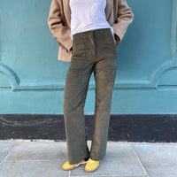 *NEW COLOUR* Cord Melrose Pant Olive