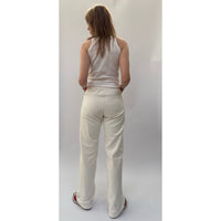*SS26!* Topstitched Melrose Off White