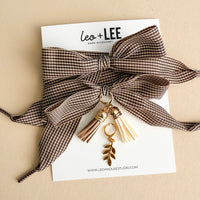 *TREND* Charm Laces Chocolate Gingham