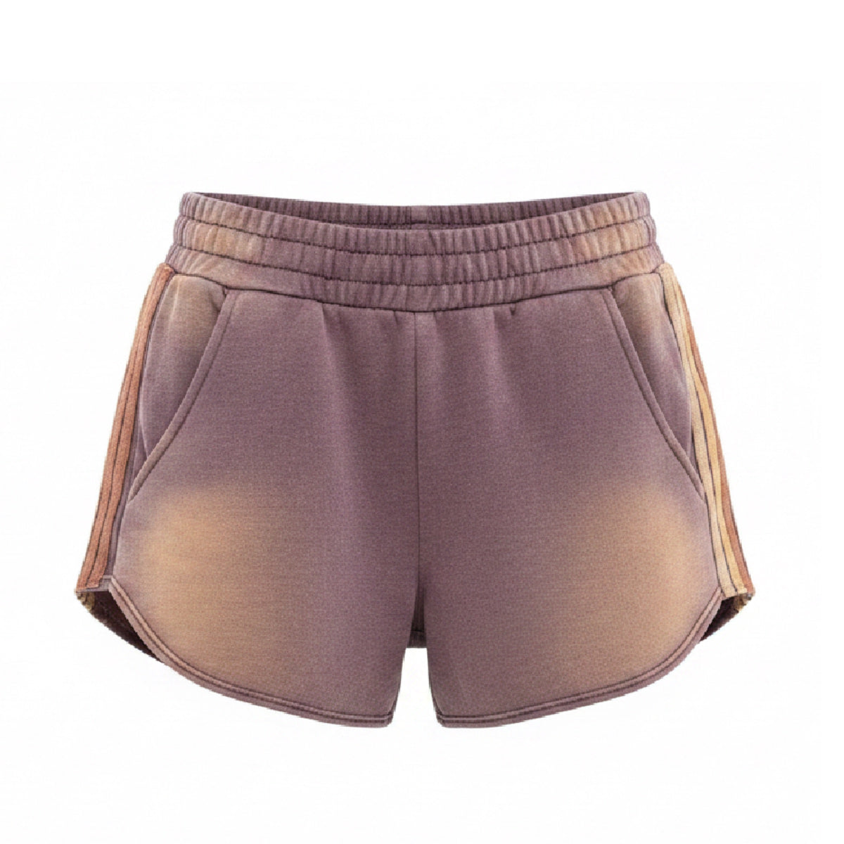 5 Stripe Club Short Faded Mocha