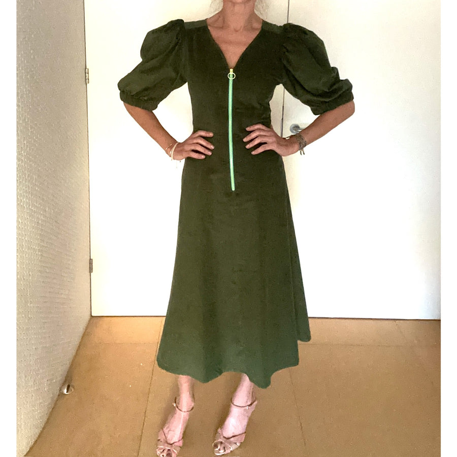 The West Village Loulou Dress Olive