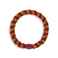 Kknekki Bordeaux Orange Glitter Stripe