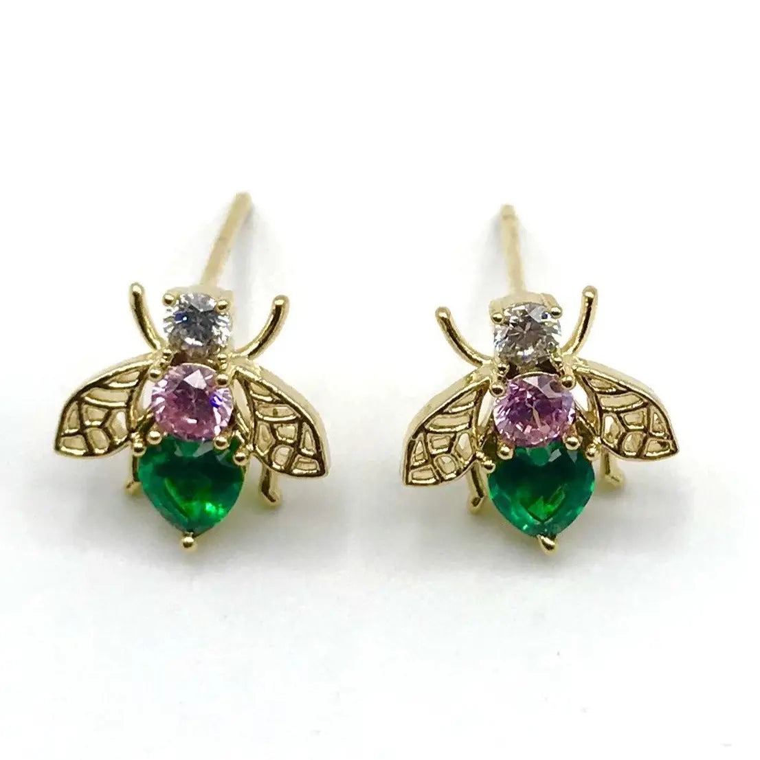 Bejewelled Bee Earrings