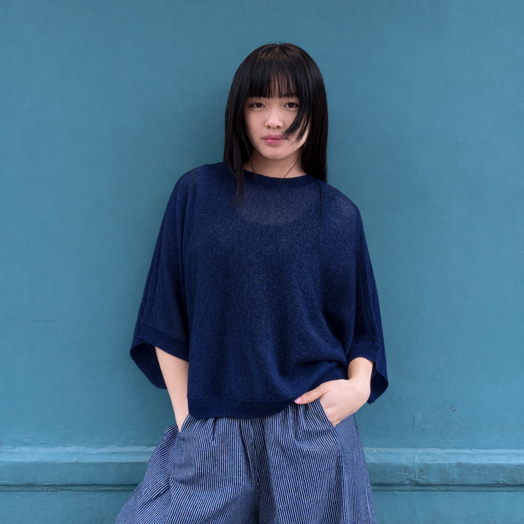 *NEW* Cashmere Benedicta Navy Jumper