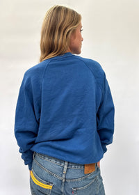 074. Blue Appliqué Sweatshirt