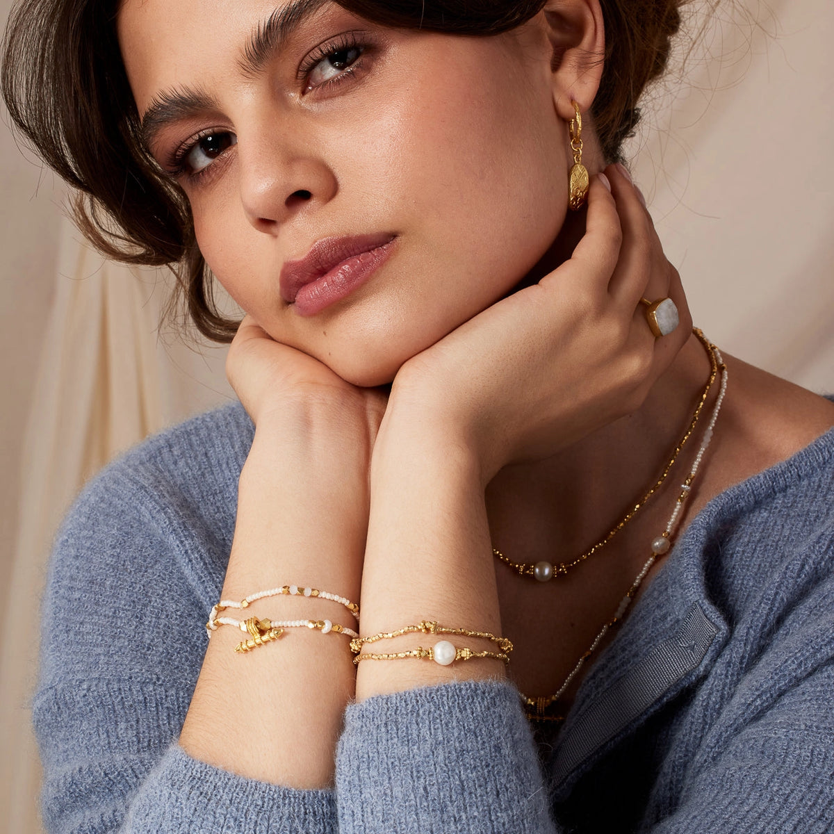 Bluebell Bracelet Pearl